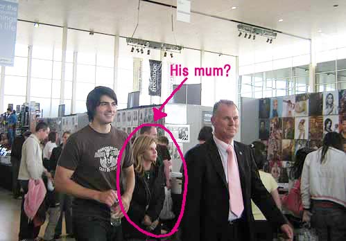 His mum?